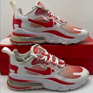 Nike WMNS Sneakers AIR MAX 270 REACT SE
WHITE/TRACK RED-BARELY ROSE BV3387 100